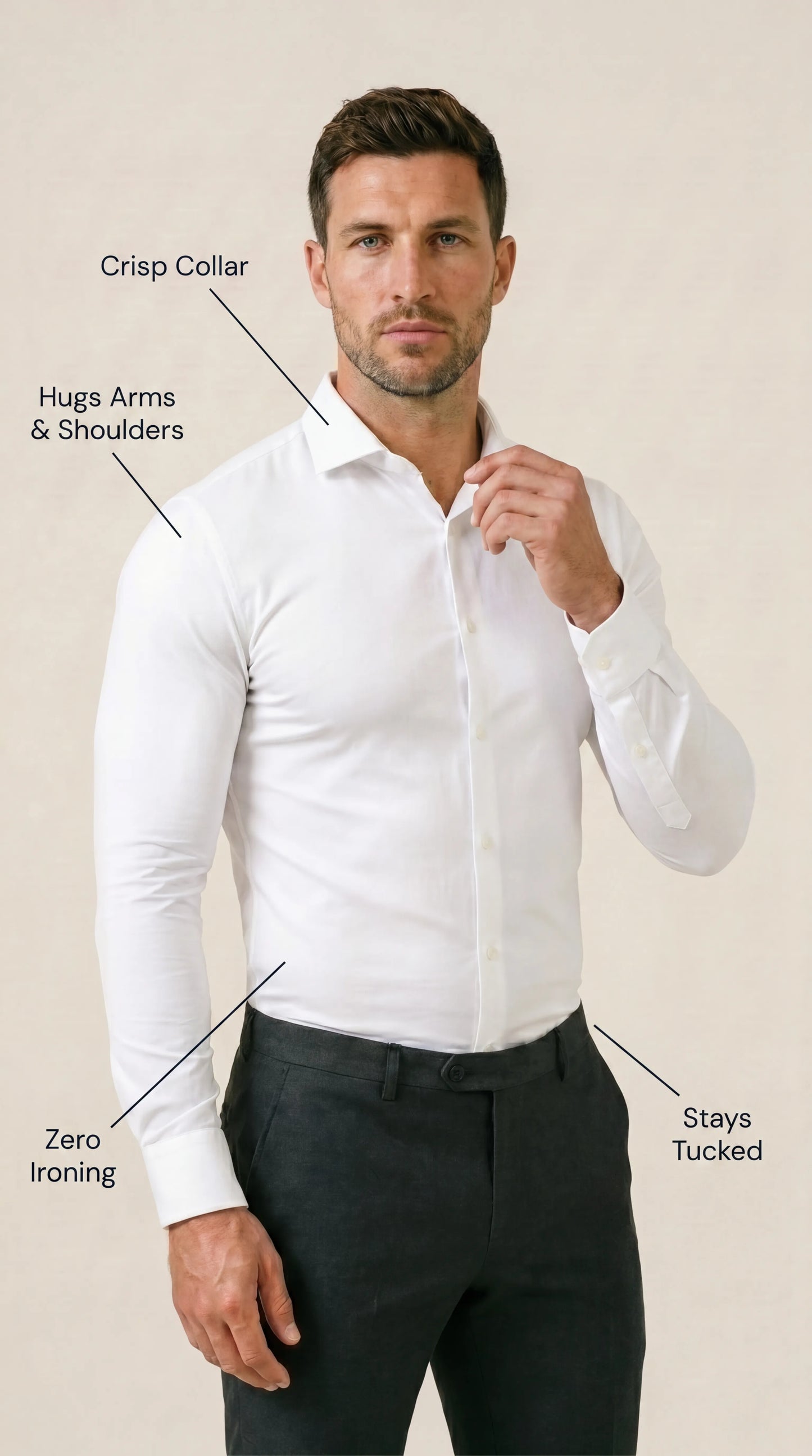 TRUESHARP TAILORED-FIT SHIRT