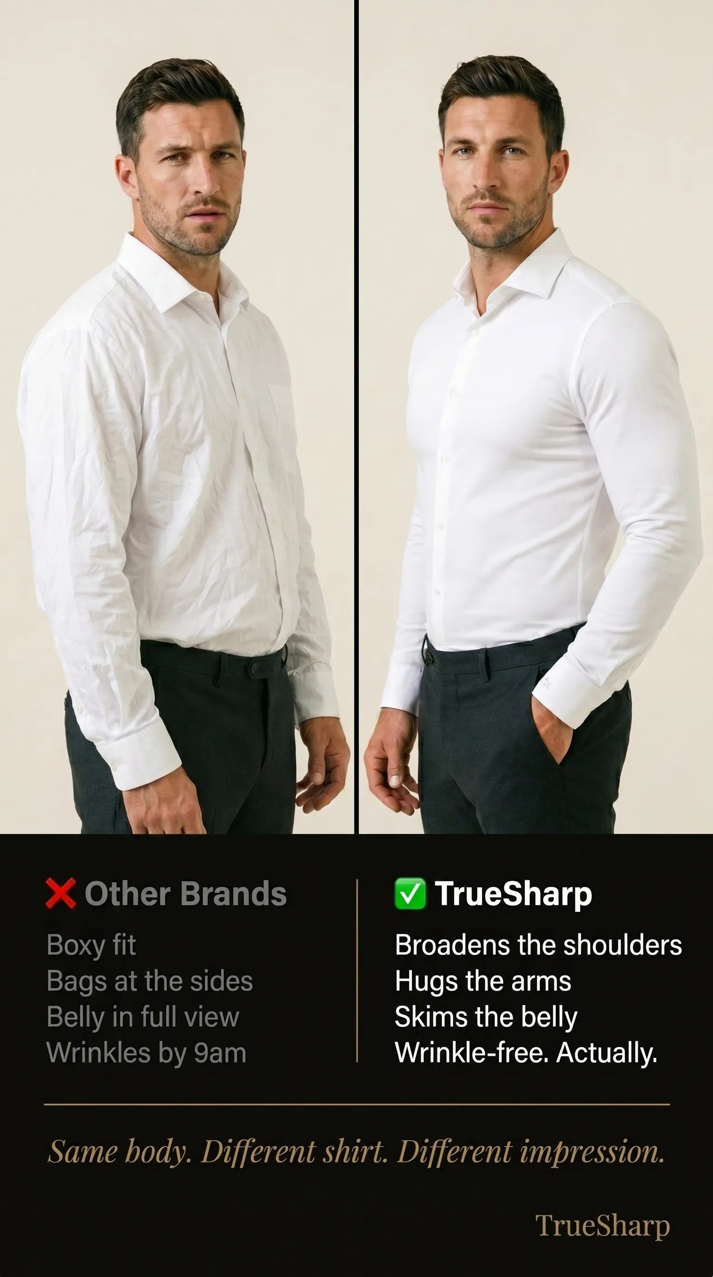 TRUESHARP TAILORED-FIT SHIRT