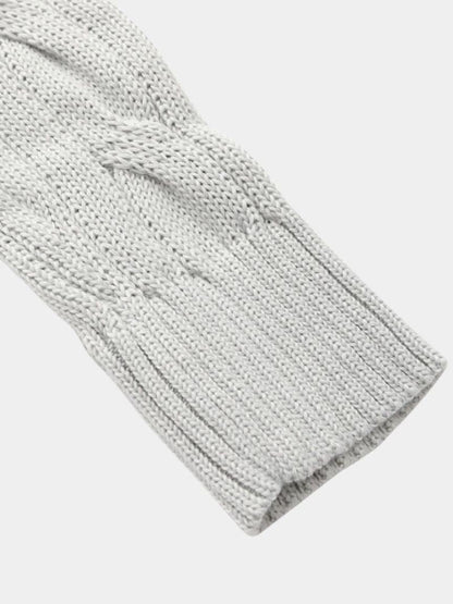 Herren Strickpullover – Essentieller Half Zip Freizeit Strick