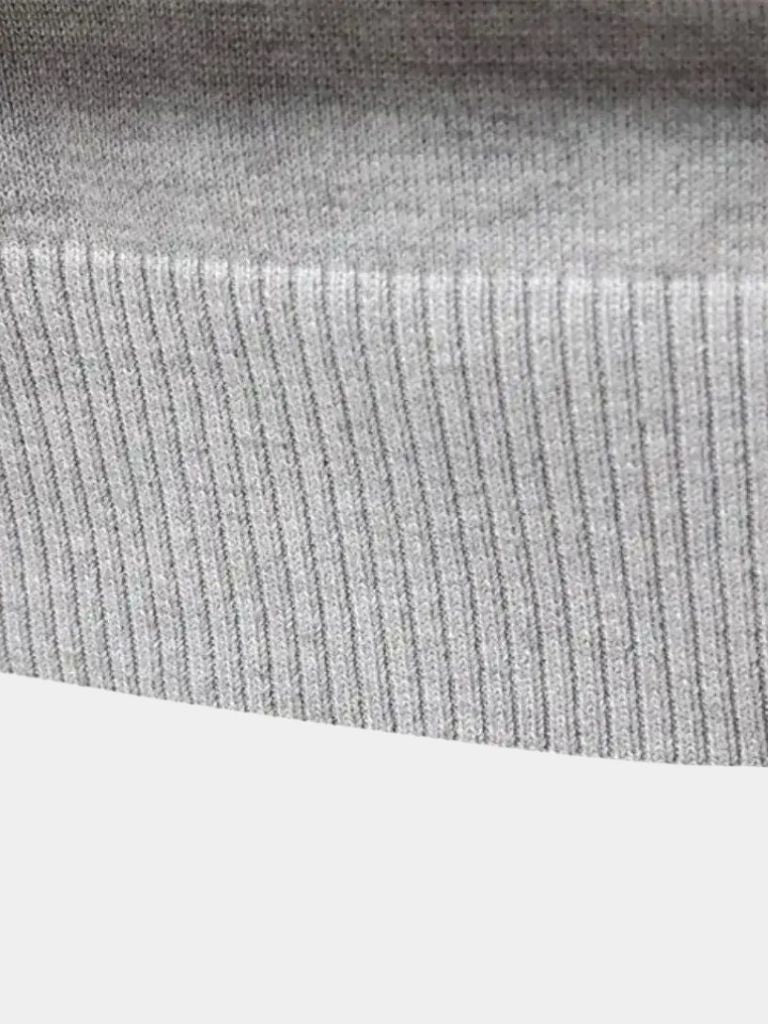 Herren Strickpullover – Half Zip Strickware Freizeit Alltagsstrick
